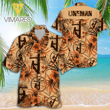 Lineman 3D Printed Mens Shirt 714