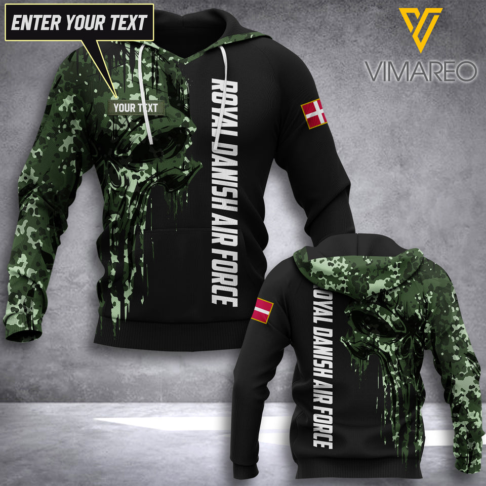 Denmark AIR FORCE SOLDIER CUSTOMIZE HOODIE 3D TMTL