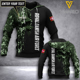 Denmark AIR FORCE SOLDIER CUSTOMIZE HOODIE 3D TMTL
