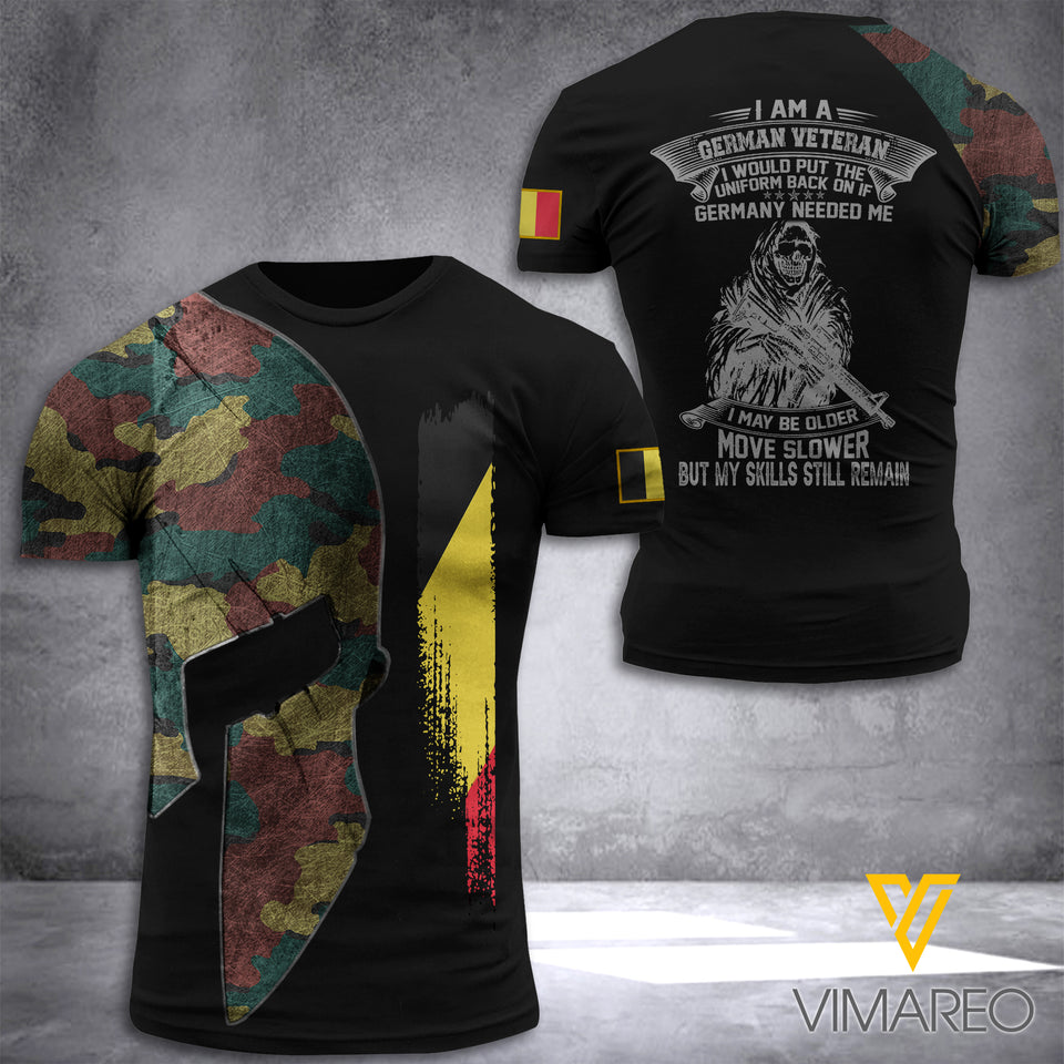 BELGIAN SOLDIER T SHIRT 3D PRINTED TMTL SPARTAN