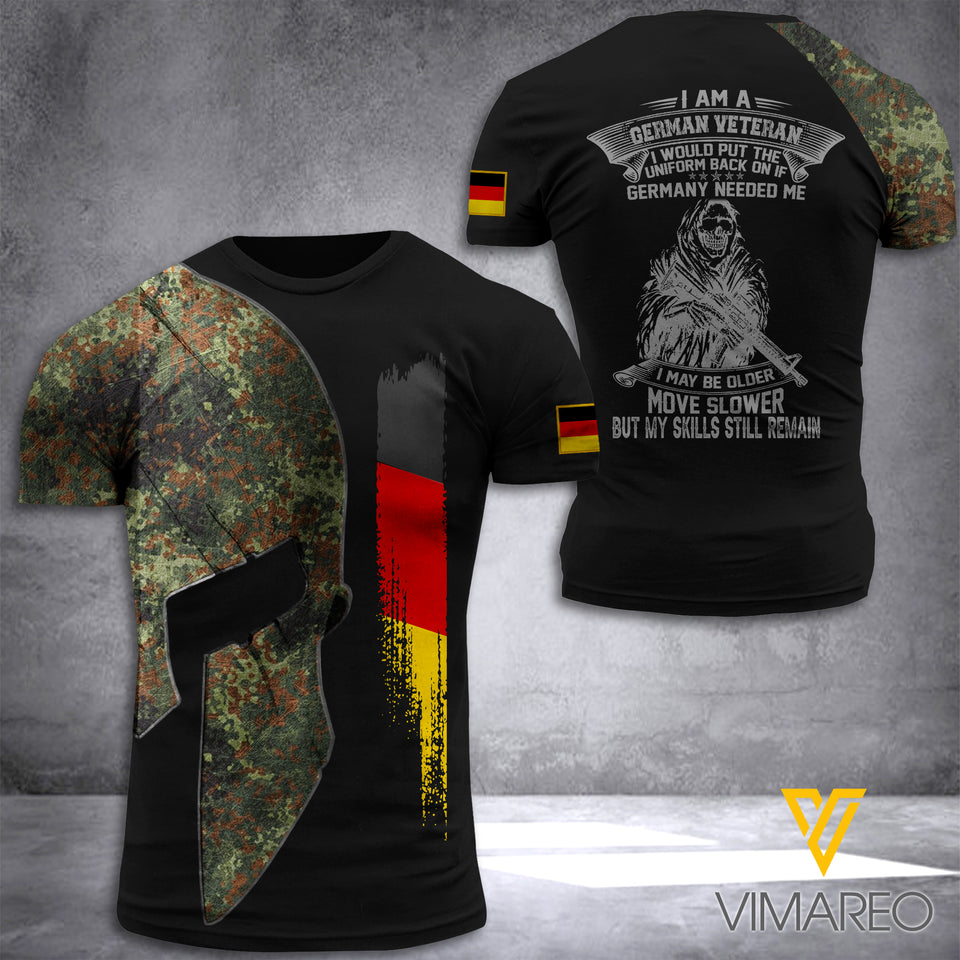 GERMAN SOLDIER T SHIRT 3D PRINTED TMTL SPARTAN