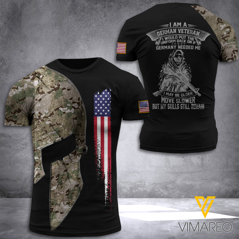 US SOLDIER T SHIRT 3D PRINTED TMTL SPARTAN