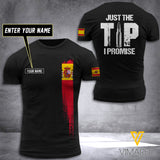 SPain CUSTOMIZE T SHIRT 3D PRINTED TMTL JUST THE TIP