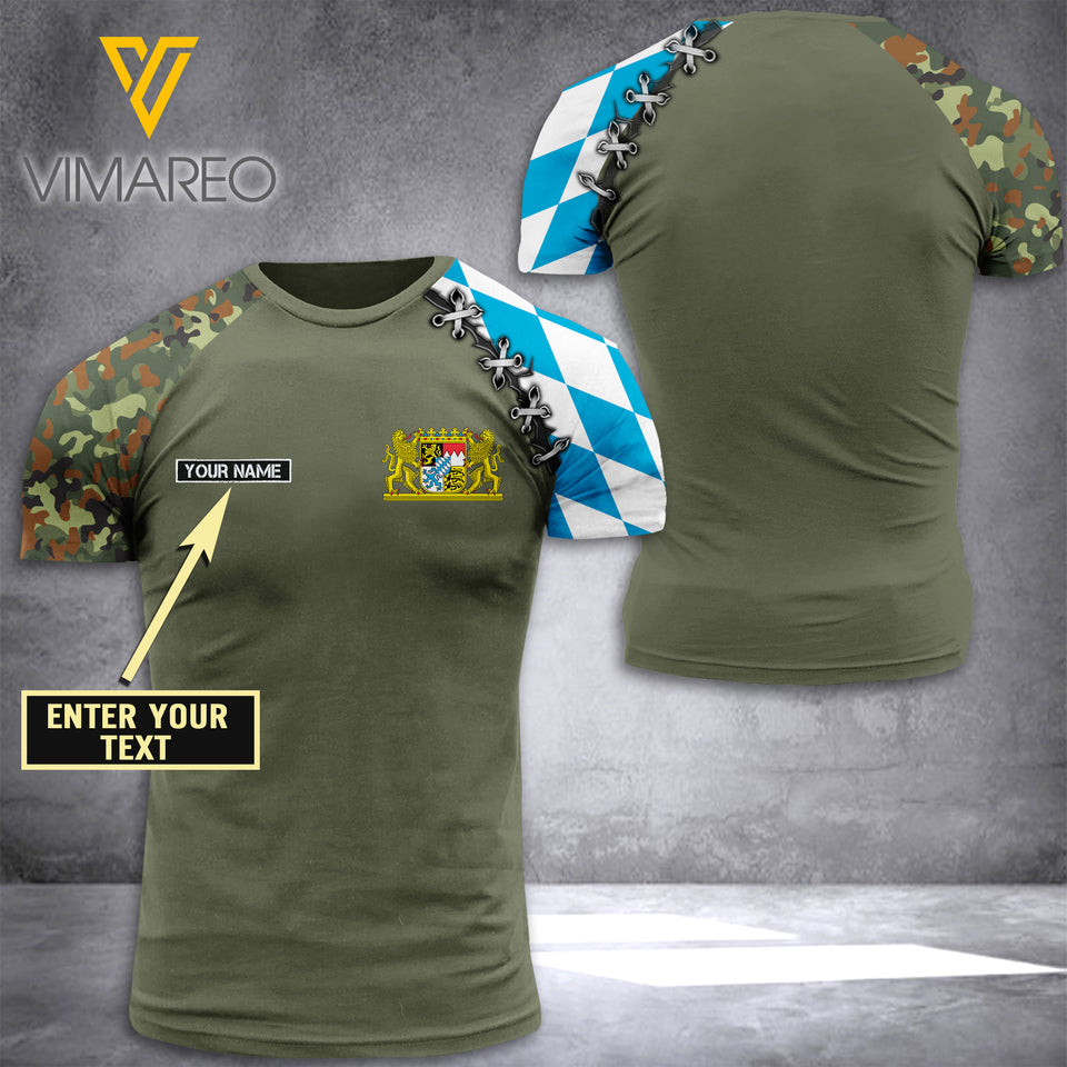 Bavaria CUSTOMIZE T SHIRT 3D PRINTED ZAQ