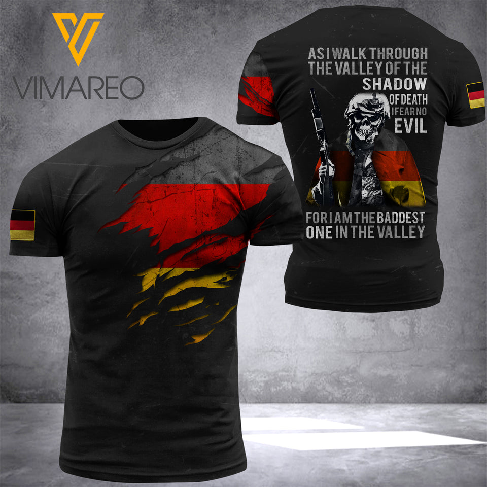 german soldier T SHIRT 3D PRINTED TMTL shadow