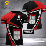 Hamburg CUSTOMIZE T SHIRT 3D PRINTED TL166
