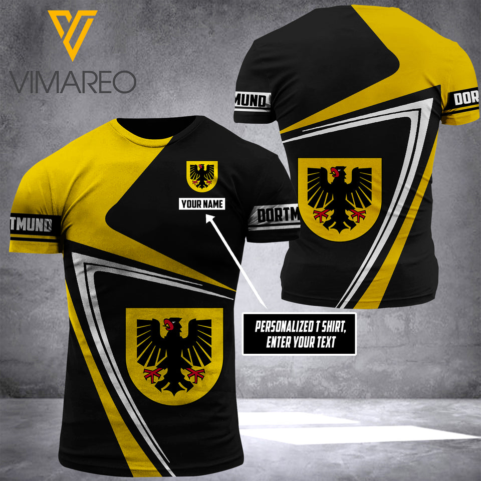 dortmund CUSTOMIZE T SHIRT 3D PRINTED TL166