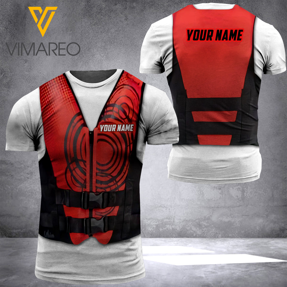 SAFETY CUSTOMIZE T SHIRT 3D PRINTED 296