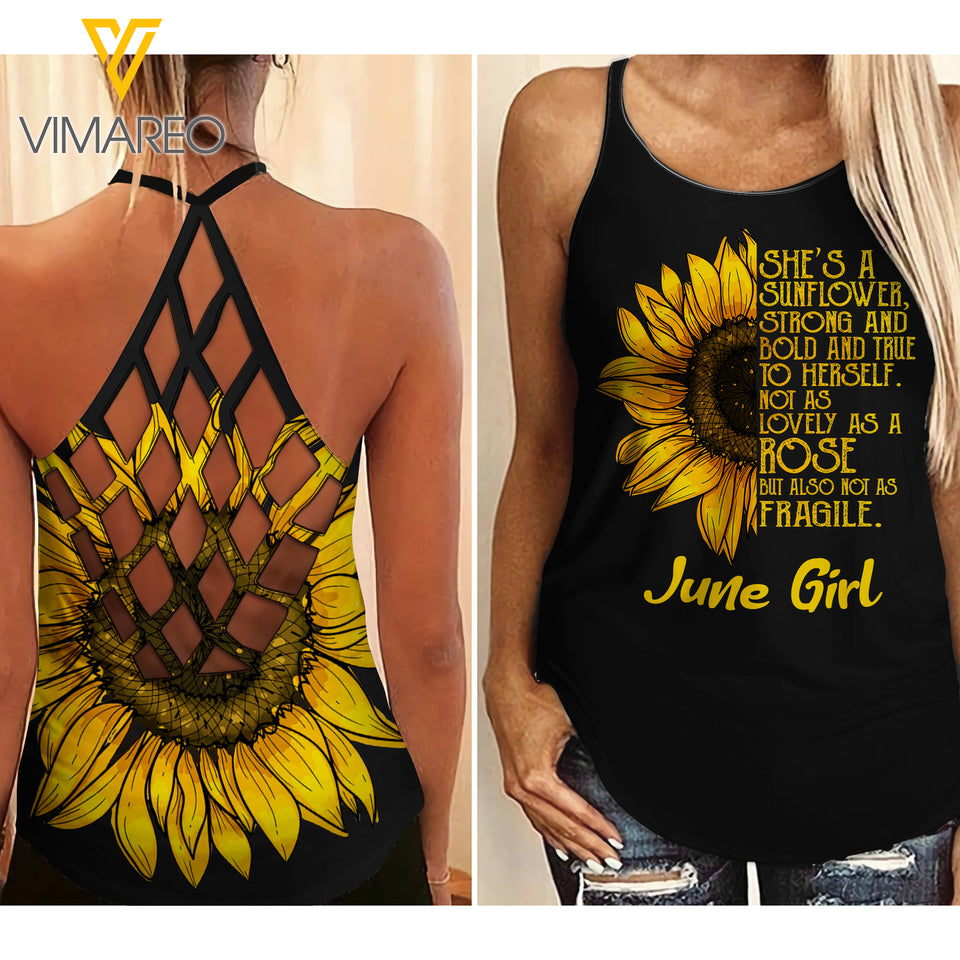 JUNE GIRL Criss-Cross Open Back Camisole Tank Top ROSE