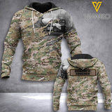Concrete FINISHER CAMO ARMY HOODIE 3D TMLT