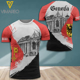 Geneva CUSTOMIZE T SHIRT 3D PRINTED 2966