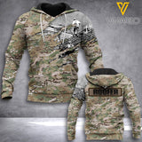 Roofer CAMO ARMY HOODIE 3D TMLT