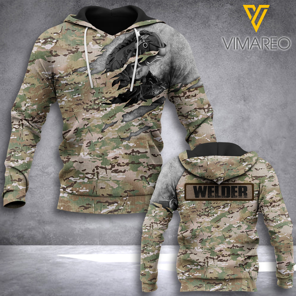 Welder CAMO ARMY HOODIE 3D TMLT