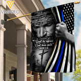 blue line Flag TMT JESUS