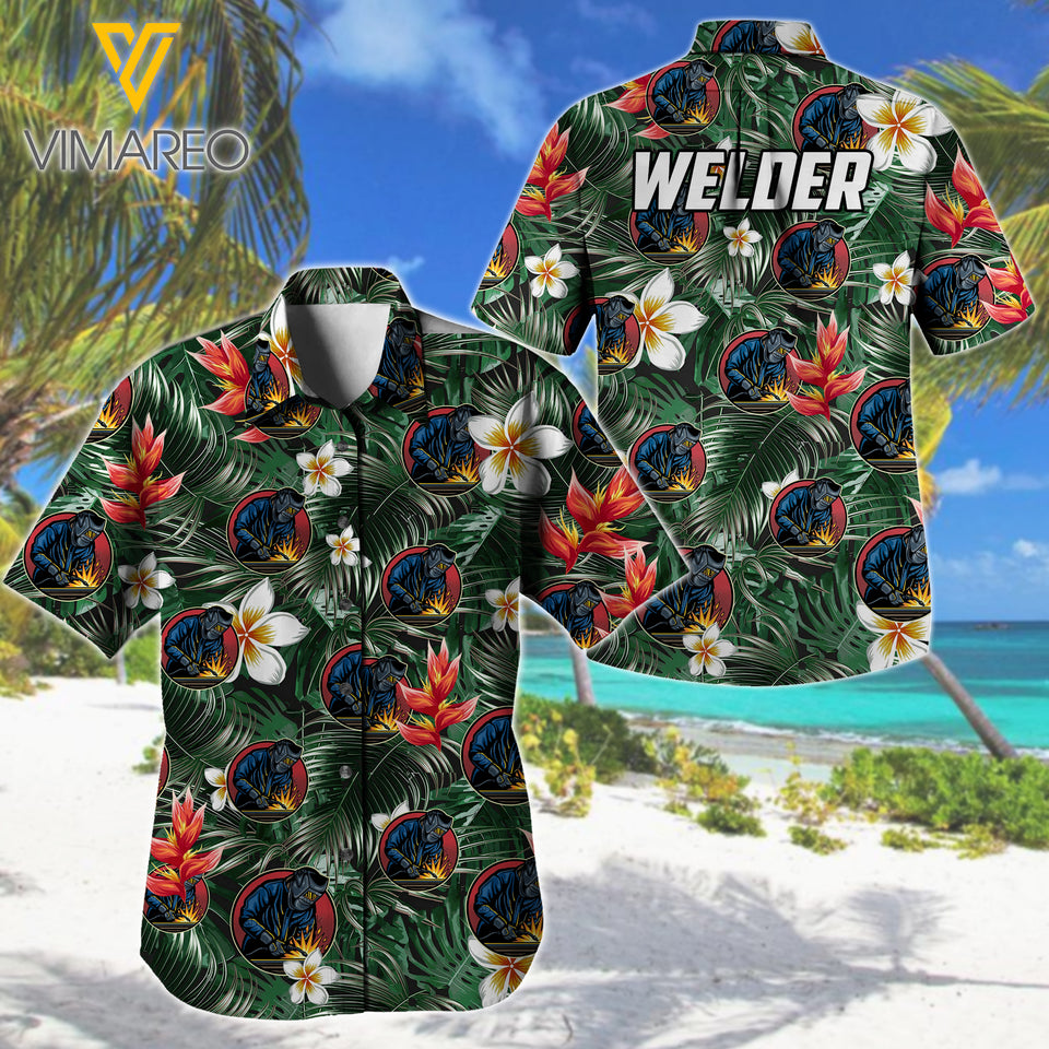 Welder 3D Printed Mens Shirt 317