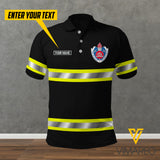 FIREFIGHTER AUSTRALIA POLO SHIRT 3D PRINTED 2206A