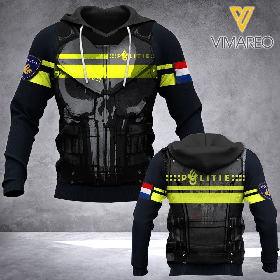 DUTCH POLITIE HOODIE 3D PRINTED JUL-HQ17