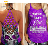 May Girl Criss-Cross Open Back Camisole Tank Top 2503NGBA