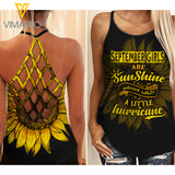 September Girl Criss-Cross Open Back Camisole Tank Top 2203NGBA