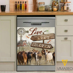 Brahman Cattle Kitchen Dishwasher Cover Live