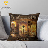 BE STILL GOD PILLOW PRINTED QTVQ1612