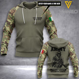 Customized Italy Camo 3D Printed Shirt