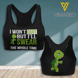 Turtle running team 3D printed Sport bra