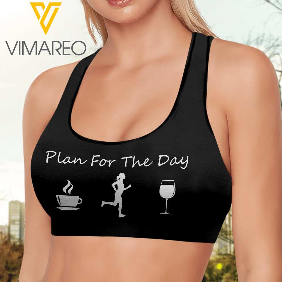 Running-Plan for the day  3D printed Sport bra