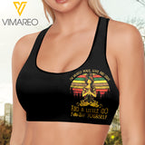 Hippie and running 3D printed Sport bra