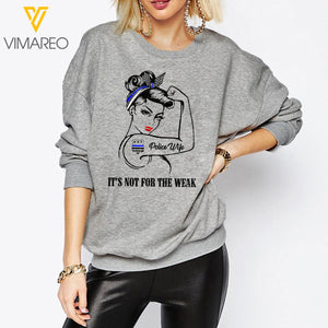 PERSONALIZED Police wife LONG SLEEVE TSHIRT QT-DT10