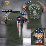 Ohio WTP  CAMO CUSTOMIZE T SHIRT 3D PRINTED TS
