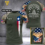 Texas WTP  CAMO CUSTOMIZE T SHIRT 3D PRINTED TS