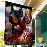 Doberman Dog Flag