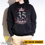 PERSONALIZED FABULOUS COUPLE WITH AGE HOODIE PRINTED QTDT3012