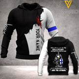 Blue Soldier-I am the storm HOODIE 3D PRINTED