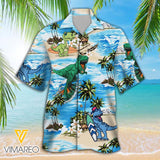 Dinosaur 3d Printed Hawaii Shirt