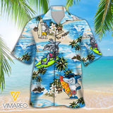 Shark 3d Printed Hawaii Shirt