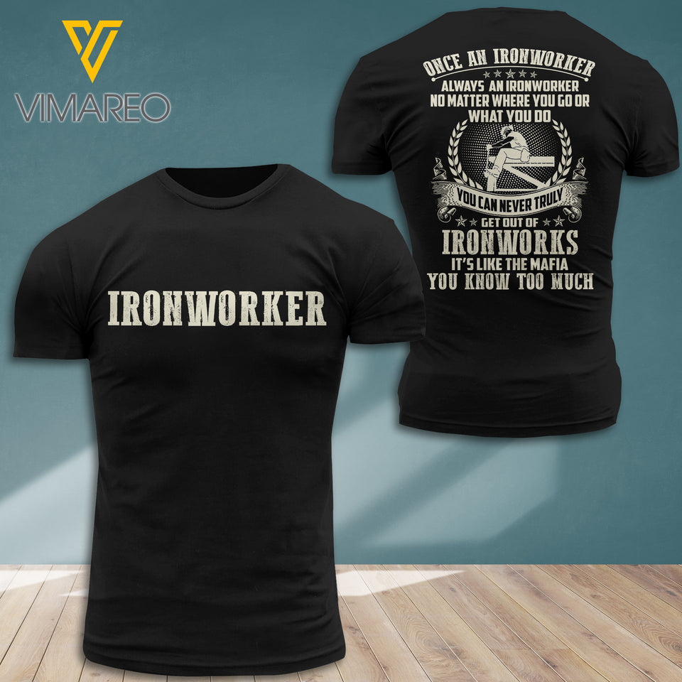 Ironworker TSHIRT 2D PRINTED