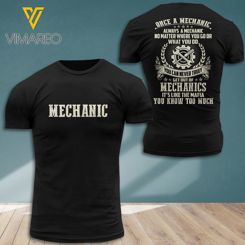 Mechanic TSHIRT 2D PRINTED
