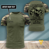 gars de janvier France camo CUSTOMIZE T-SHIRT 3d printed