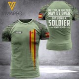 Spanish Soldier Customized 3D Printed Shirt UNF