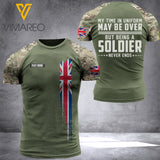 British Soldier Customized 3D Printed Shirt UNF