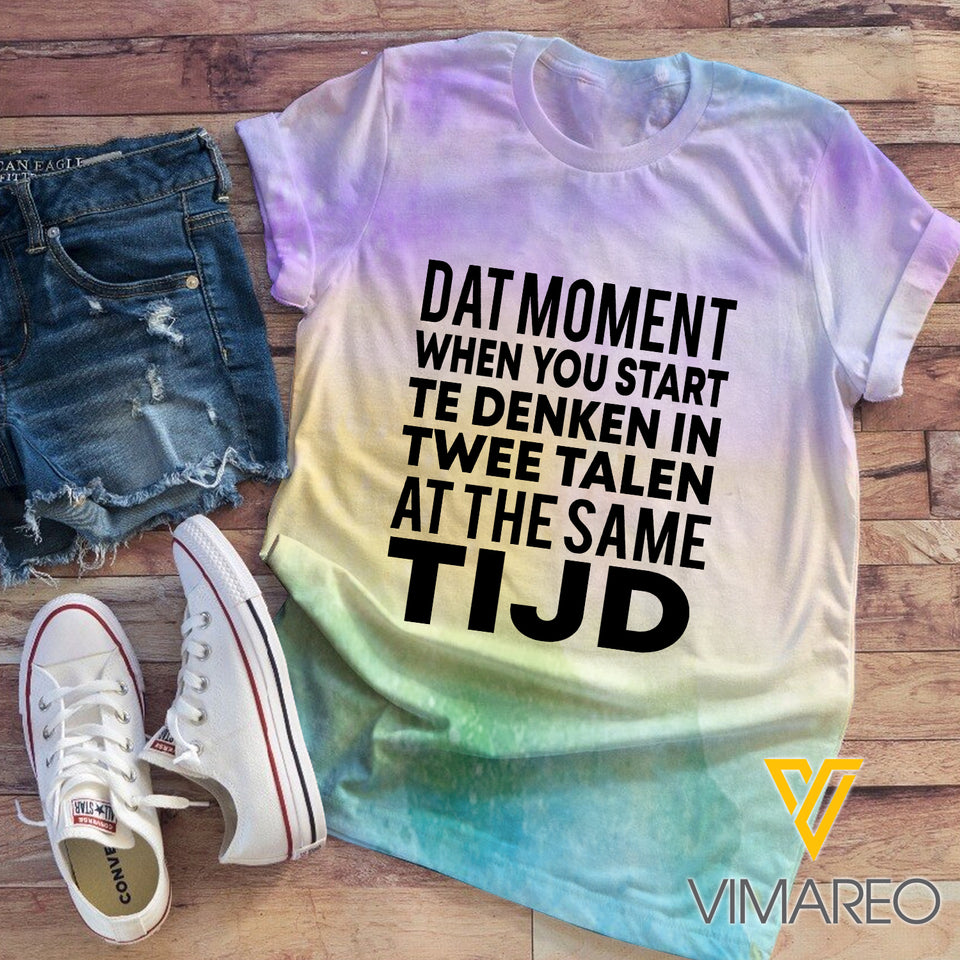 TIJD Tie Dye TSHIRT 3D PRINTED QA