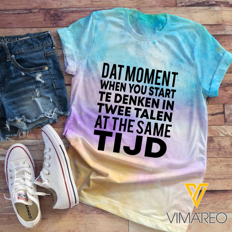 TIJD Tie Dye TSHIRT 3D PRINTED QA