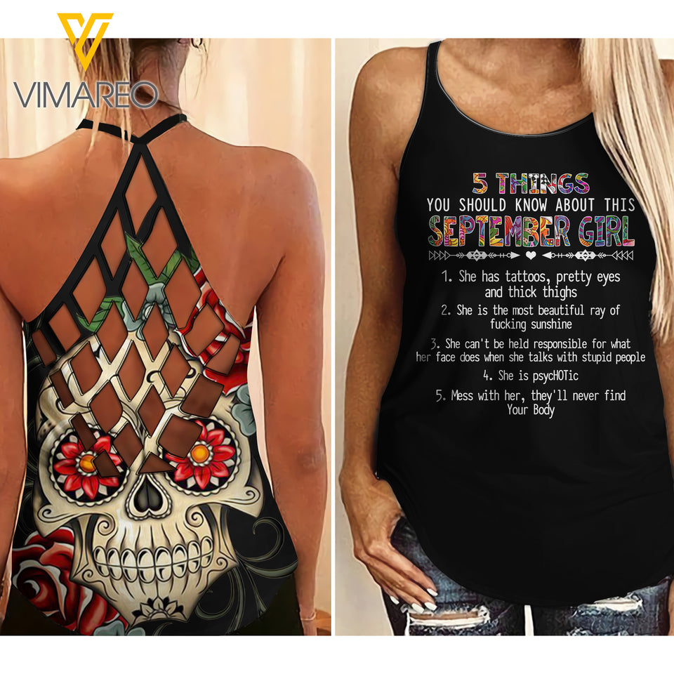 September Girl- 5 Things you should Know about-Criss-Cross Open Back Camisole Tank Top