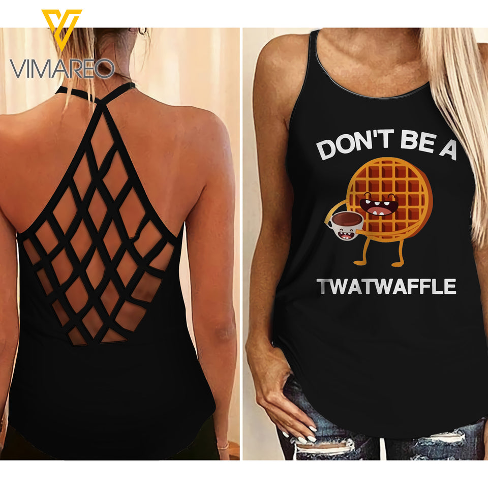 Fun Criss-Cross Open Back Camisole Tank Top CTS