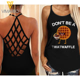 Fun Criss-Cross Open Back Camisole Tank Top CTS