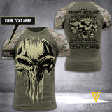 Grumpy Mechanic CAMO TSHIRT 3D PRINTED