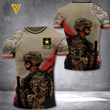 US Soldier CAMO TSHIRT 3D PRINTED SOL