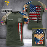 US WTP  CAMO CUSTOMIZE T SHIRT 3D PRINTED FL